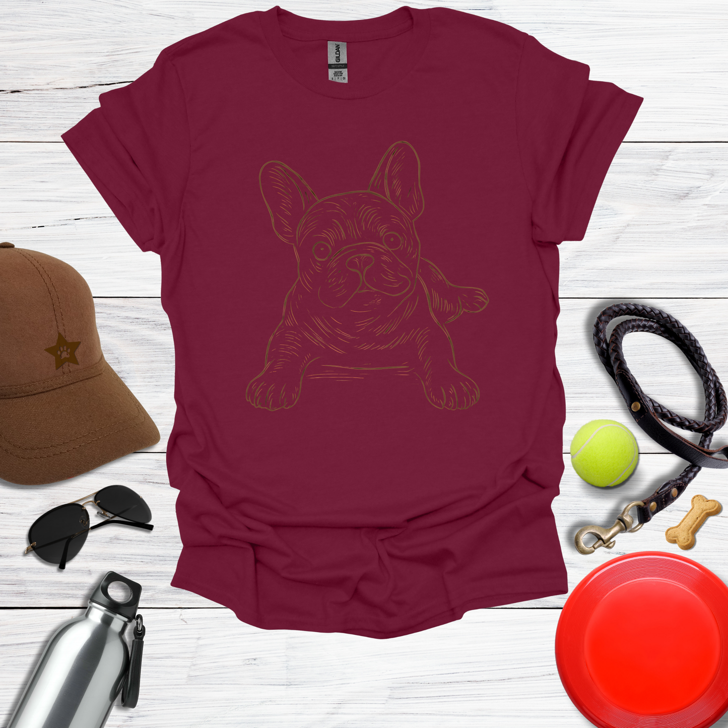 Cute Puppy Graphic Tee for Dog Lovers T-Shirt