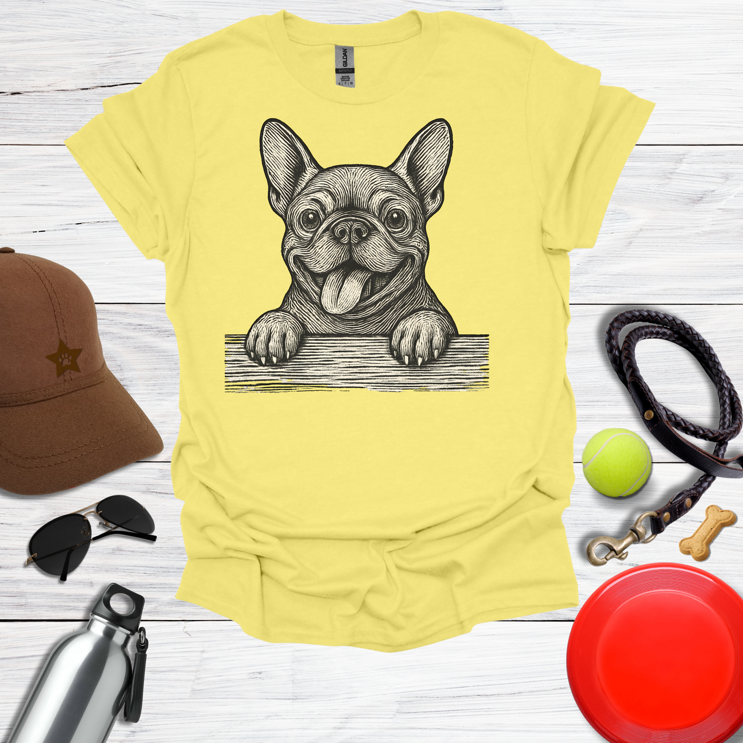 French Bulldog Peekaboo T-Shirt