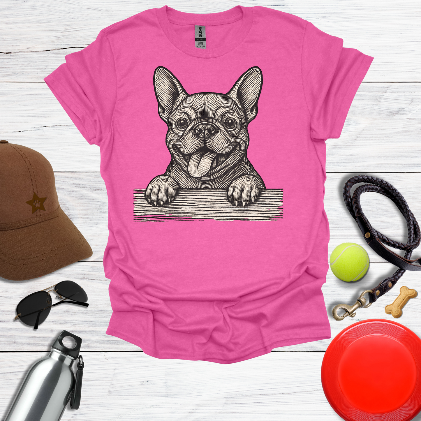 French Bulldog Peekaboo T-Shirt