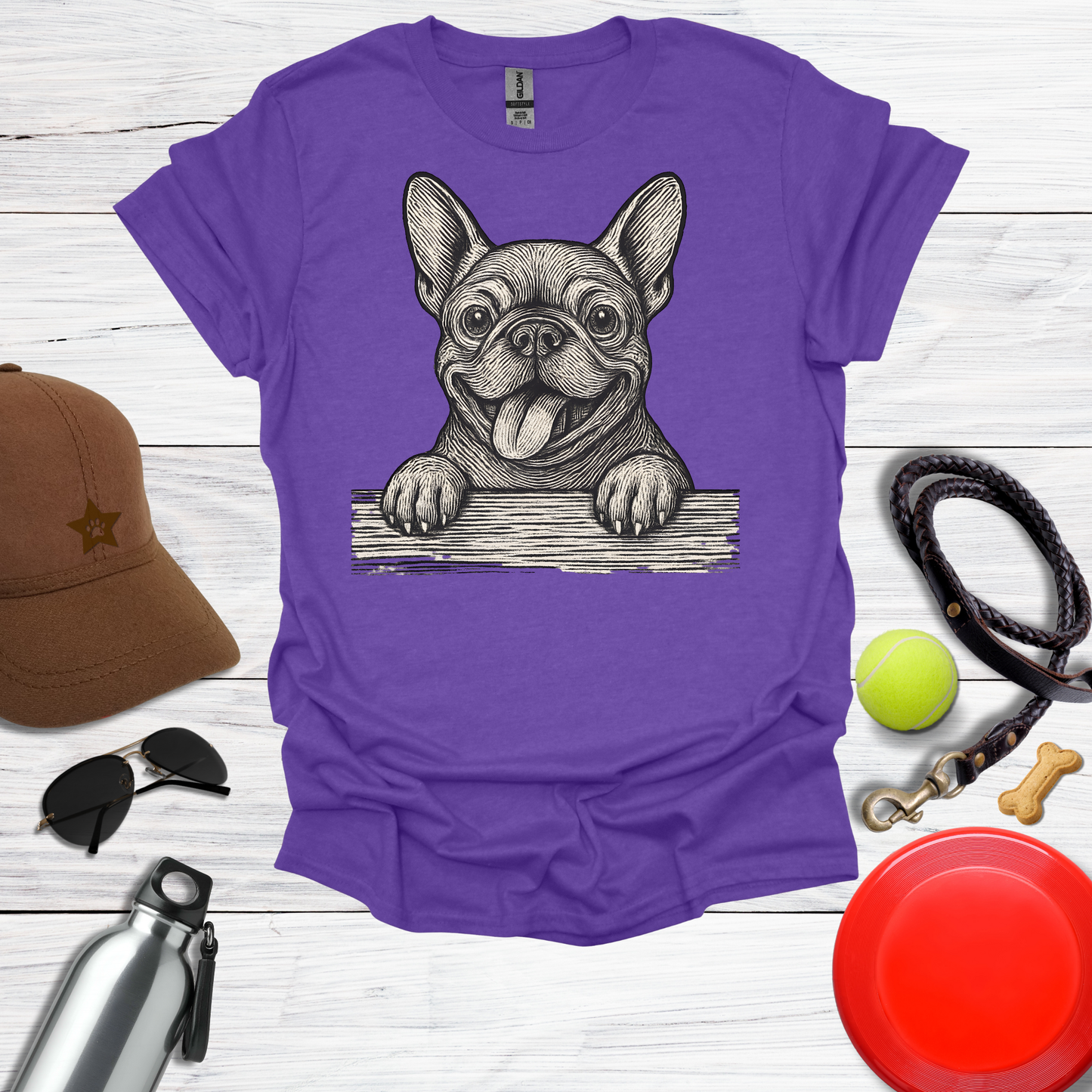 French Bulldog Peekaboo T-Shirt