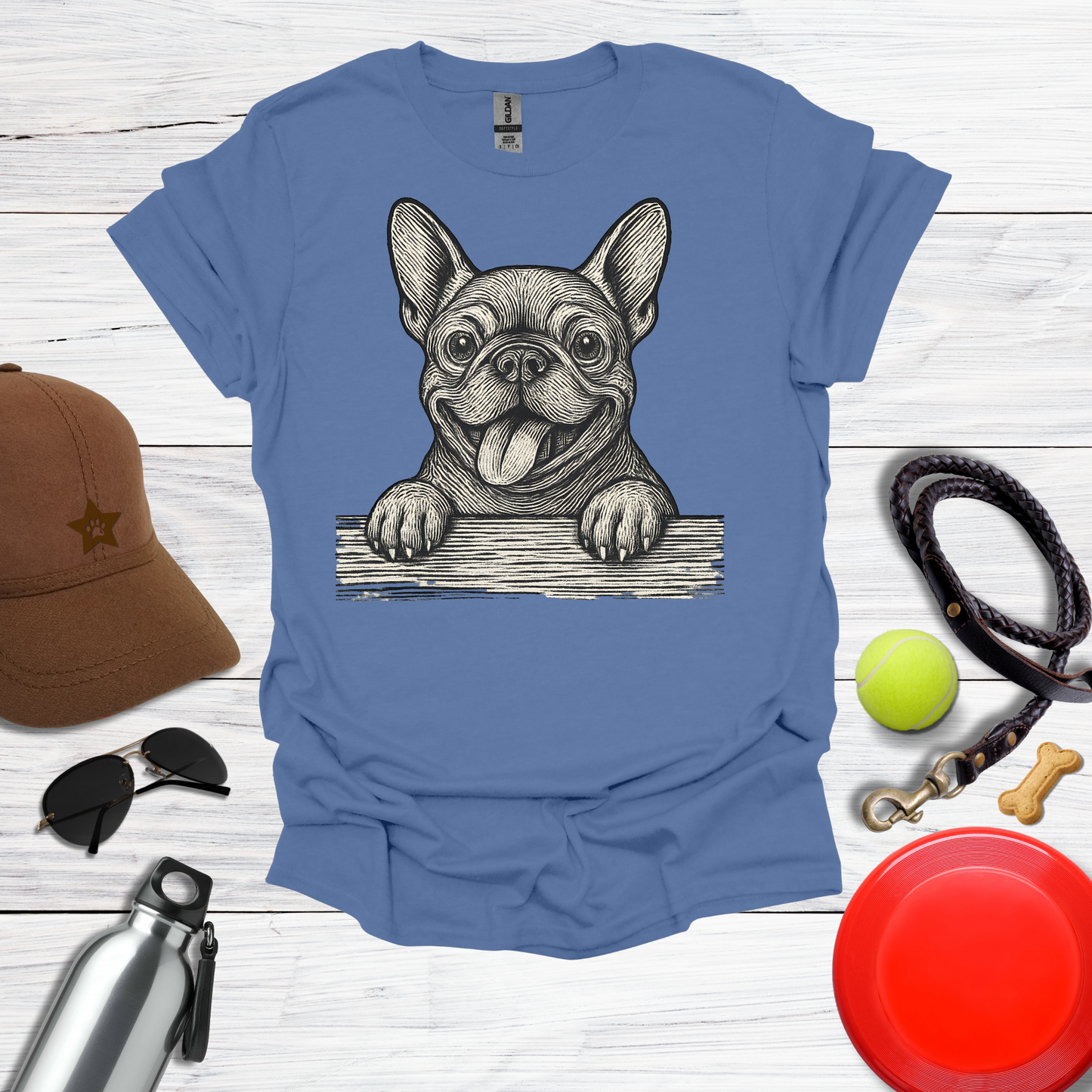 French Bulldog Peekaboo T-Shirt