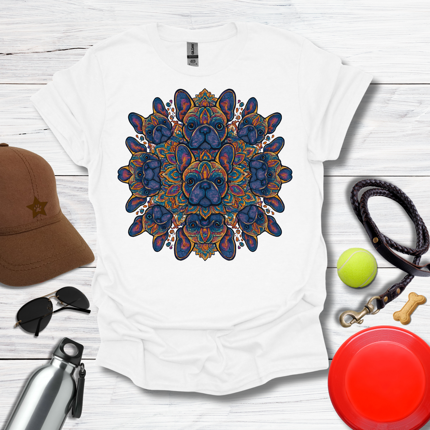 Kaleidoscope Frenchie T-Shirt